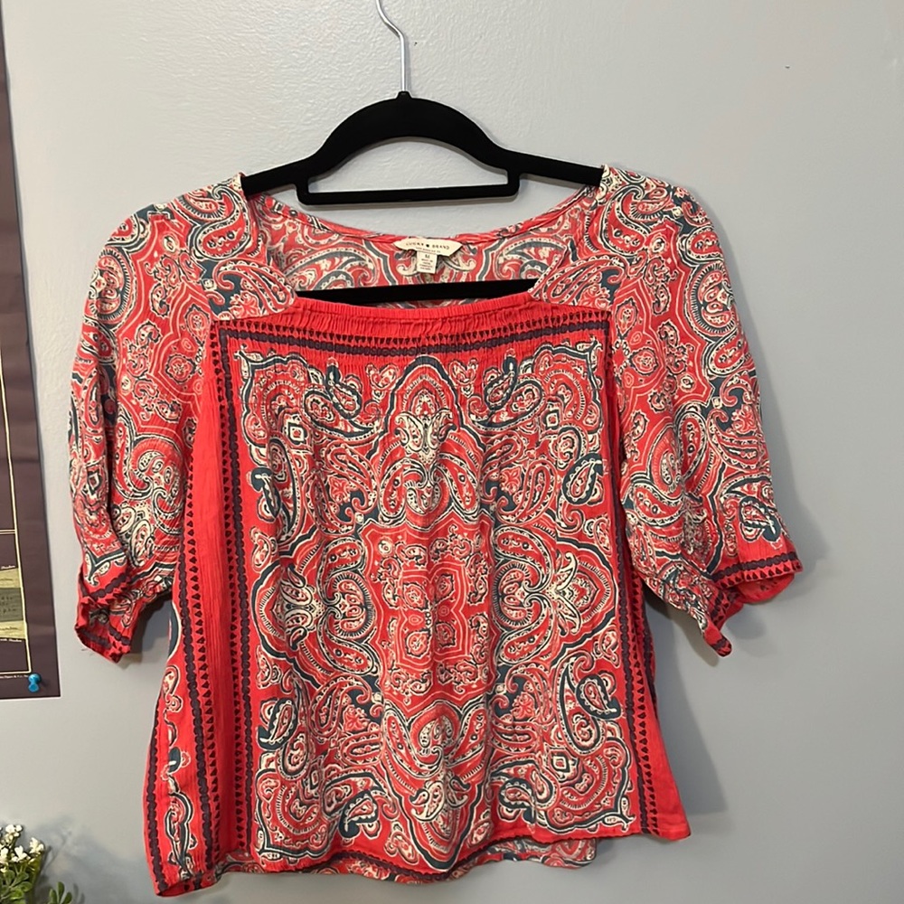 Pink Luck Brand shirt